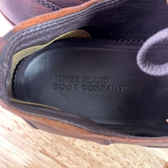Timberland Wodehouse Lost History Brown Leather Chukka Boots Size:11 - Picture 3 of 14